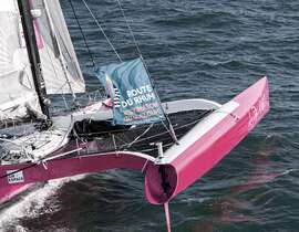Sortie en Trimaran de Course près de Concarneau